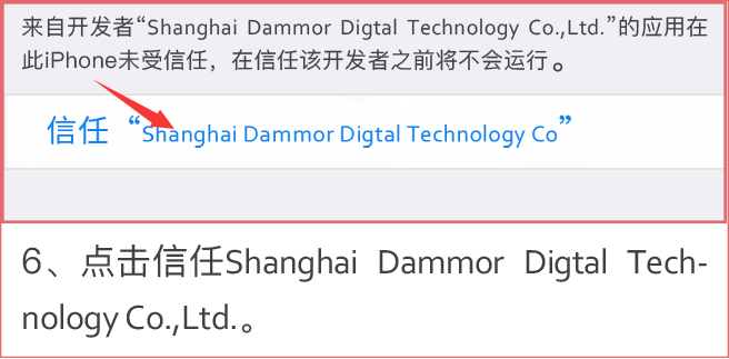 6、点击信息 Shanghai Dammor Digtal Technology..